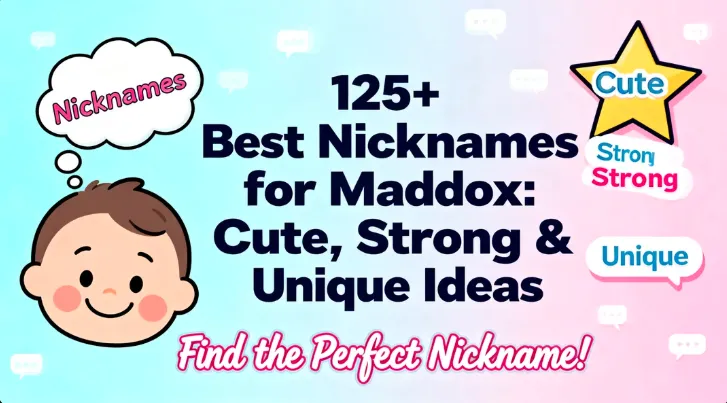 125+ Best Nicknames for Maddox Cute, Strong & Unique Ideas