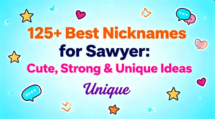 125+ Best Nicknames for Sawyer Cute, Strong & Unique Ideas