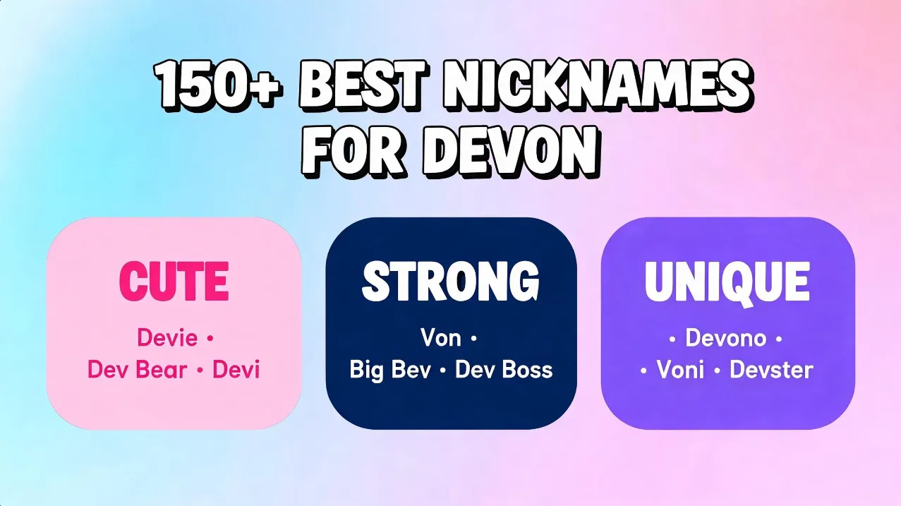 150+ Best Nicknames for Devon Cute, Strong & Unique Ideas