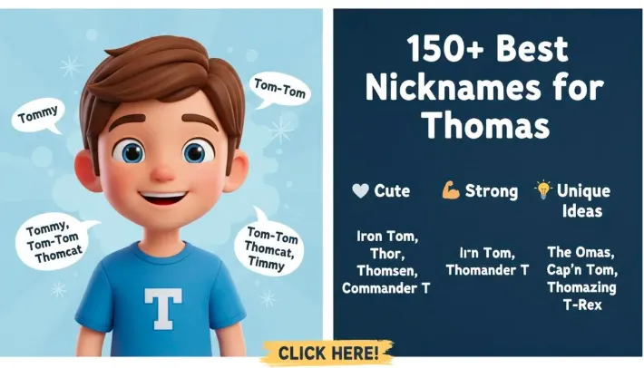 150+ Best Nicknames for Thomas Cute, Strong & Unique Ideas