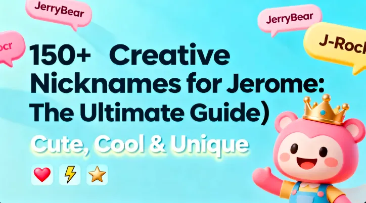 150+ Creative Nicknames for Jerome The Ultimate Guide (Cute, Cool & Unique)
