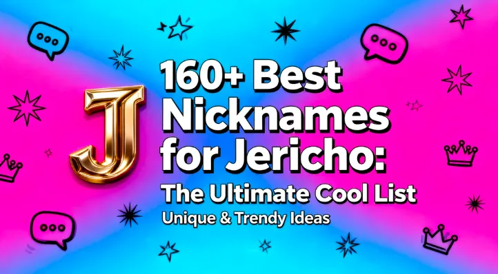 160+ Best Nicknames for Jericho The Ultimate Cool List