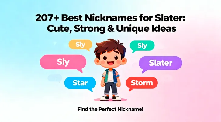 207+ Best Nicknames for Slater Cute, Strong & Unique Ideas