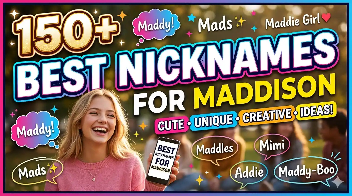 150+ Best Nicknames for Maddison Cute, Unique & Creative Ideas